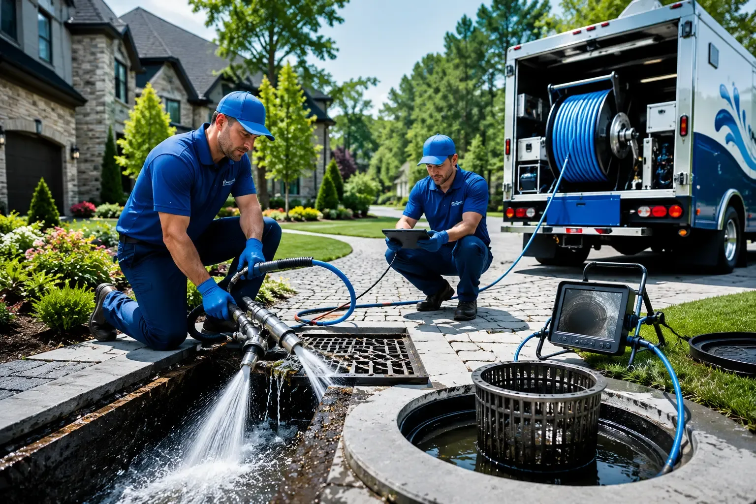 Local outdoor drain cleaning professionals in Trumbull, CT